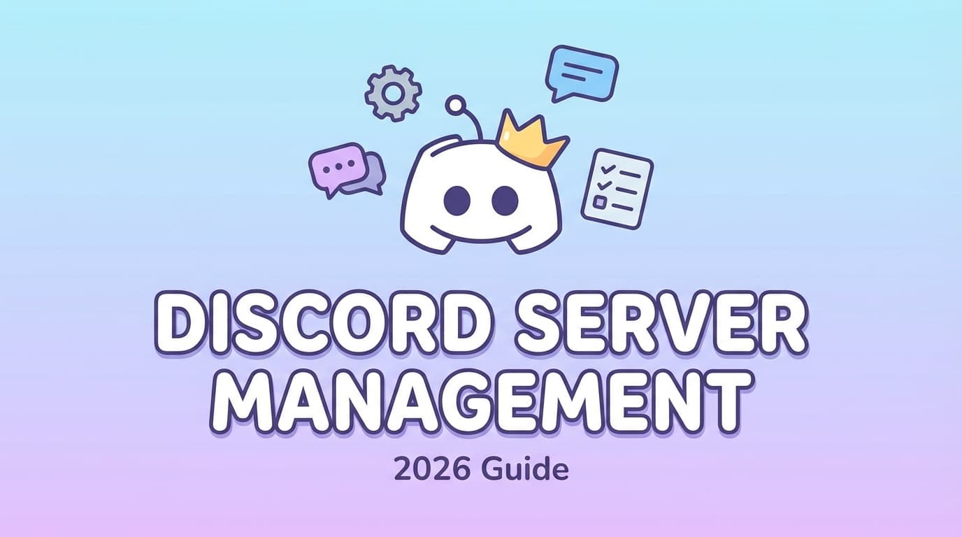 Discord server management dashboard